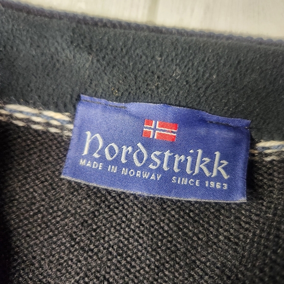 Womens Nordstrikk Norway Wool Zip Up Sweater Nordic Knitted Cardigan Size M - Picture 9 of 11